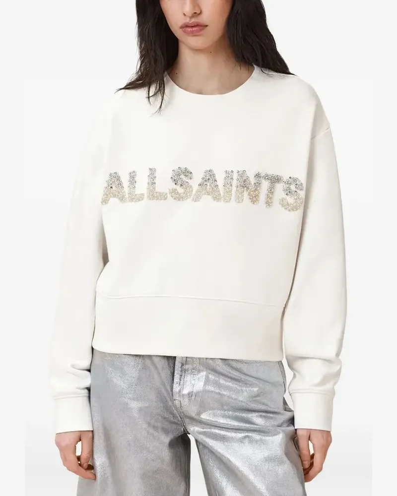 AllSaints Separo Sweatshirt mit Logo-Verzierung - Nude Nude