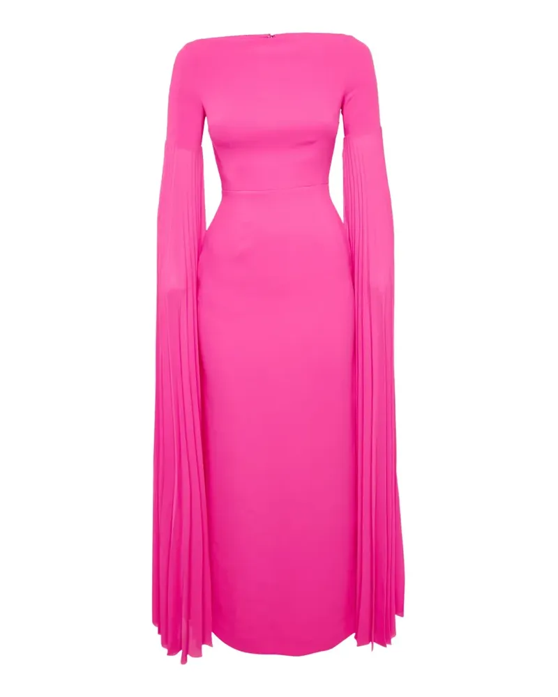 Solace London Grace pleated maxi dress - Rosa Rosa