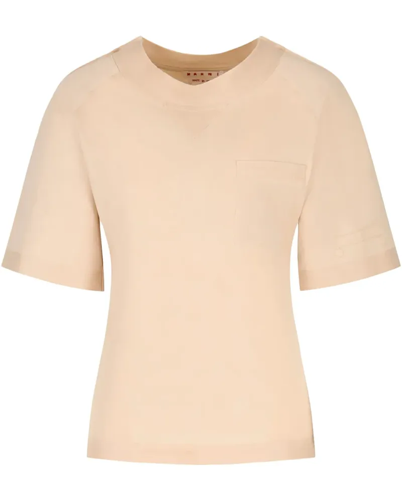 Marni T-Shirt aus Baumwolle - Nude Nude