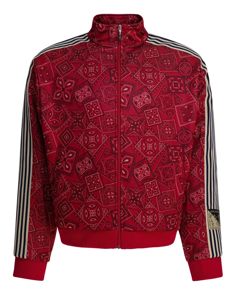 KAPITAL Sportjacke mit Paisleymuster - Rot Rot