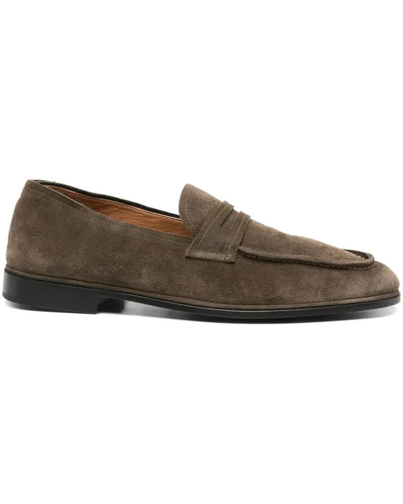 Harrys of London Loafer aus Wildleder - OLIVE Olive