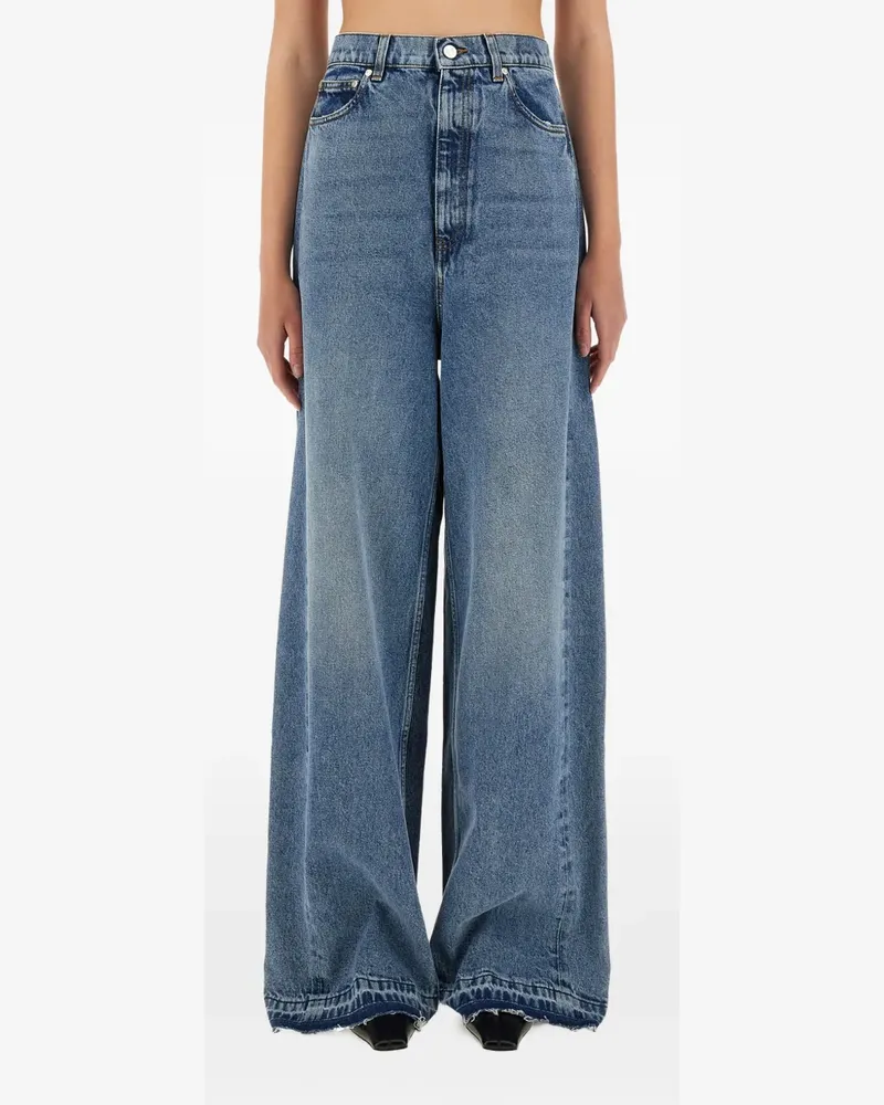 Stella McCartney Jeans mit weitem Bein - Blau Blau