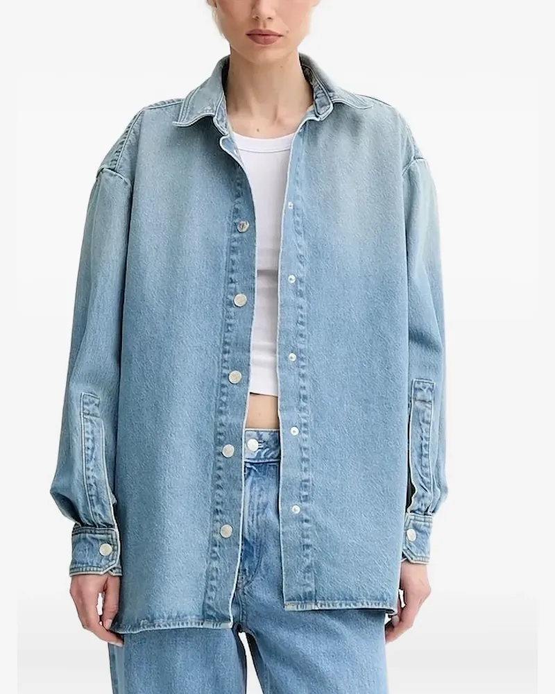 Won Hundred Loretta Jeanshemd - Blau Blau