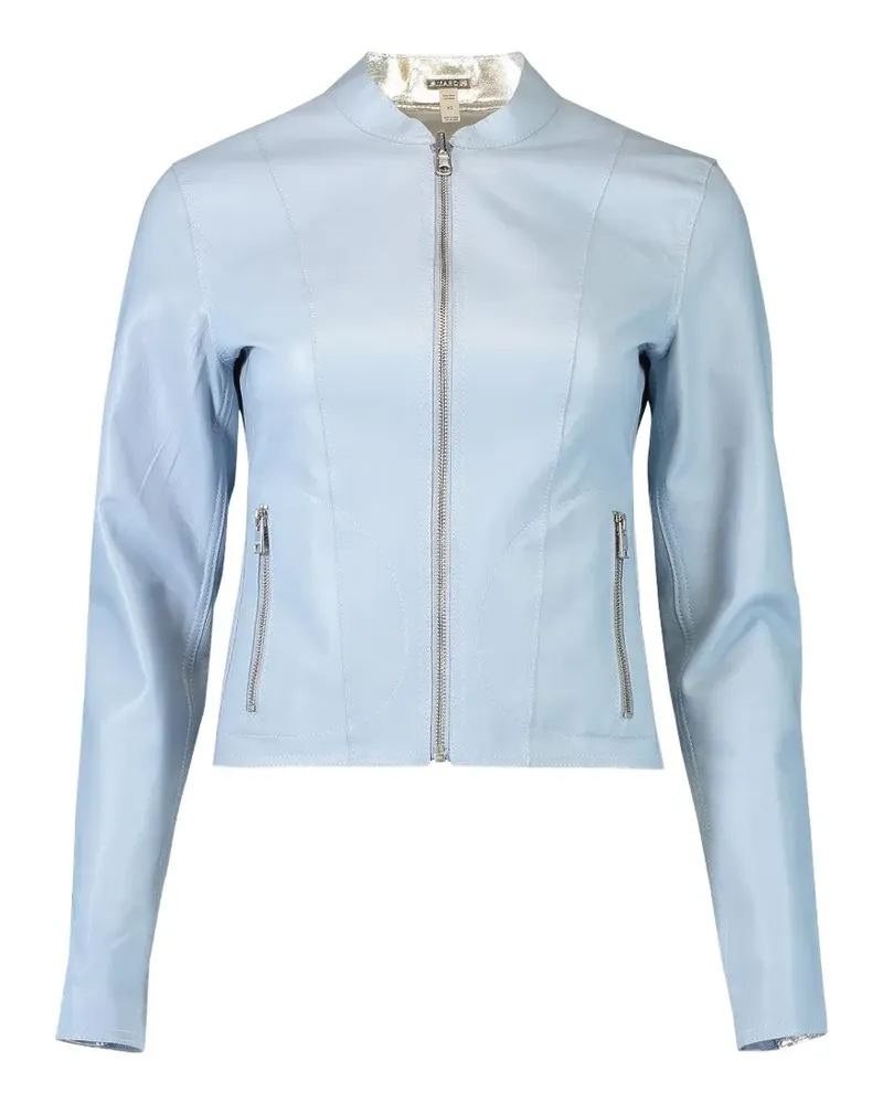 LAMARQUE Wendbare Chapin Lederjacke - Blau Blau