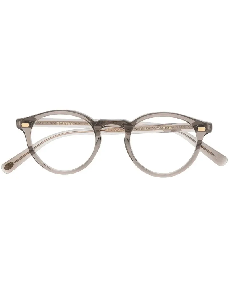 EYEVAN 7285 Sonnenbrille mit rundem Gestell - Braun Braun