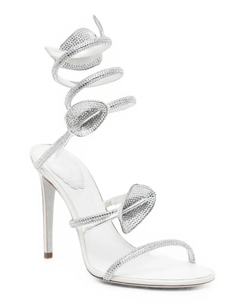 René Caovilla Calliope Sandalen 110mm - Nude Nude