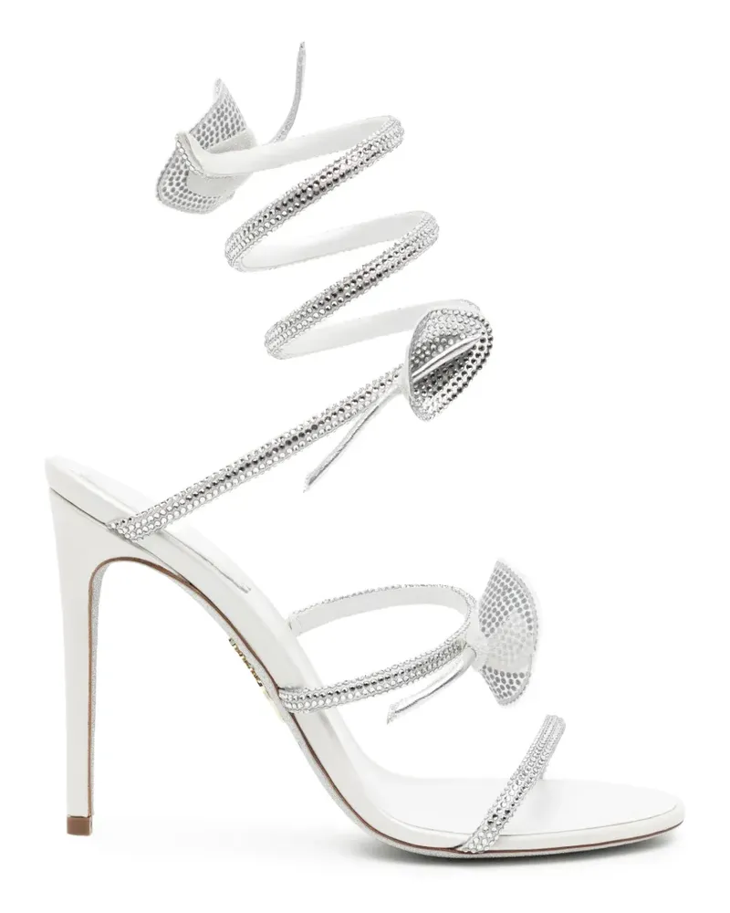 René Caovilla Calliope Sandalen 110mm - Nude Nude