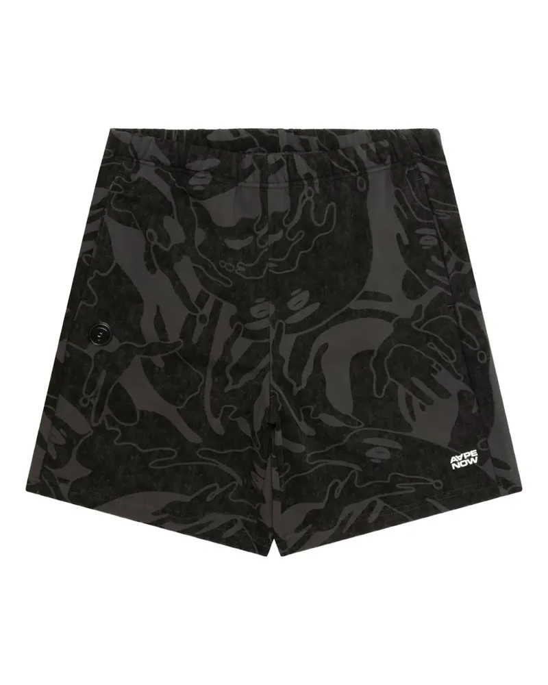 BAPE camouflage shorts - Schwarz Schwarz
