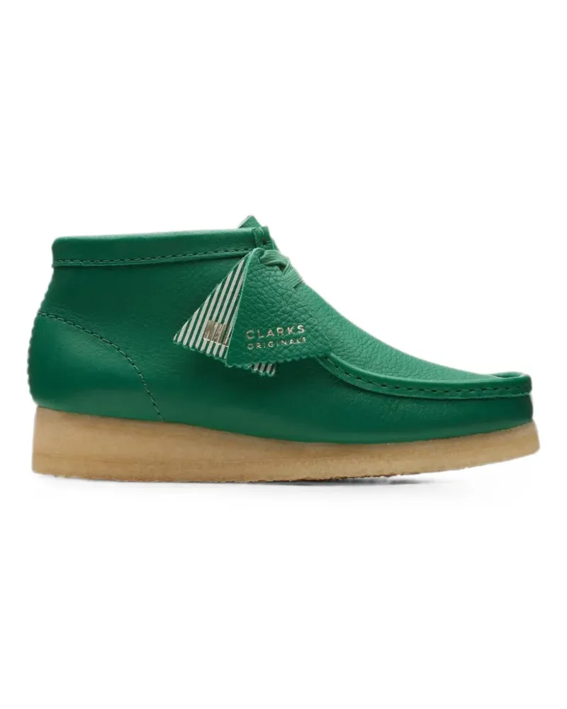 Clarks Wallabee leather boots - Grün Grün
