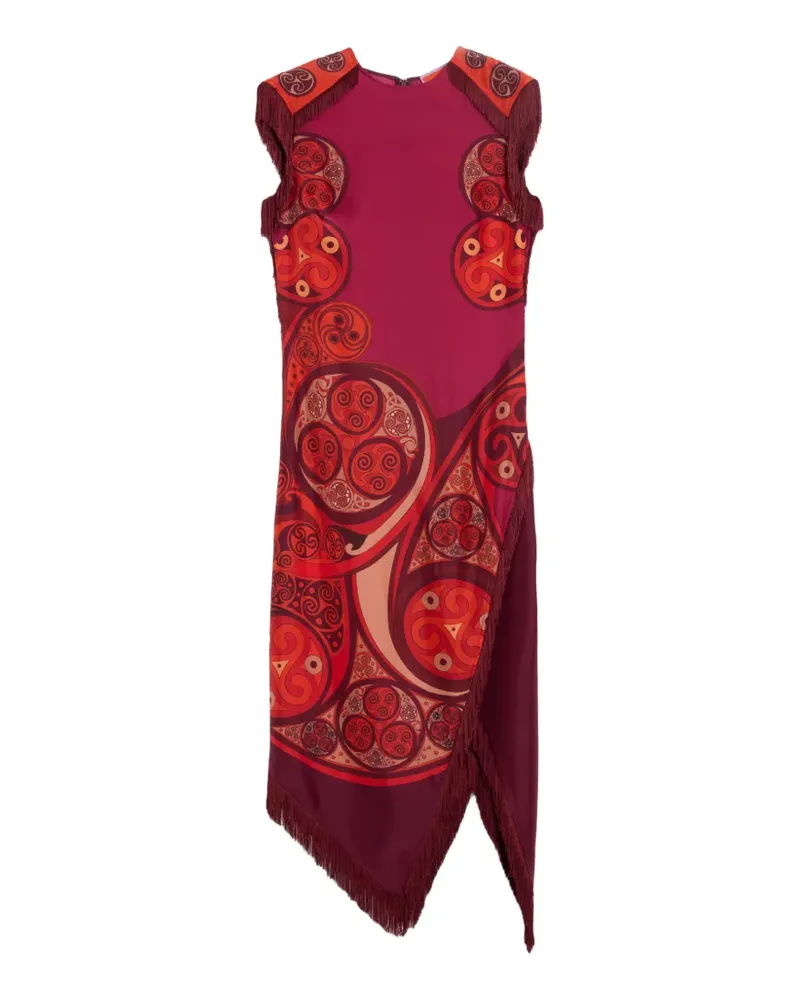 La DoubleJ Kleid mit Schal - Rot Rot
