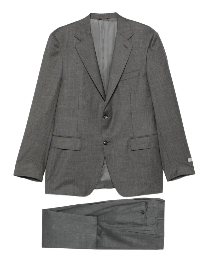 Canali Einreihiger Anzug - Grau Grau