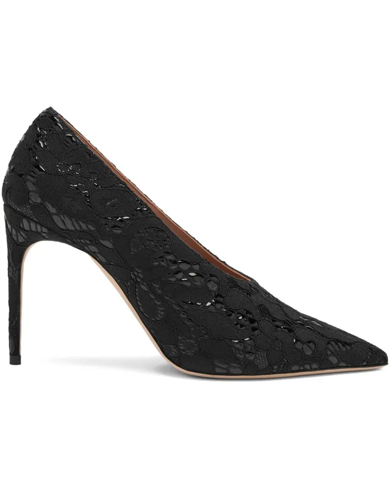 Malone Souliers Pumps mit spitzer Kappe, 90mm - Schwarz Schwarz