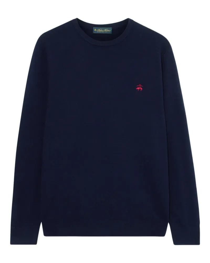Brooks Brothers Pullover mit rundem Ausschnitt - Blau Blau
