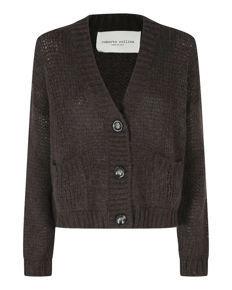 Roberto Collina Grob gestrickter Cardigan - Braun Braun