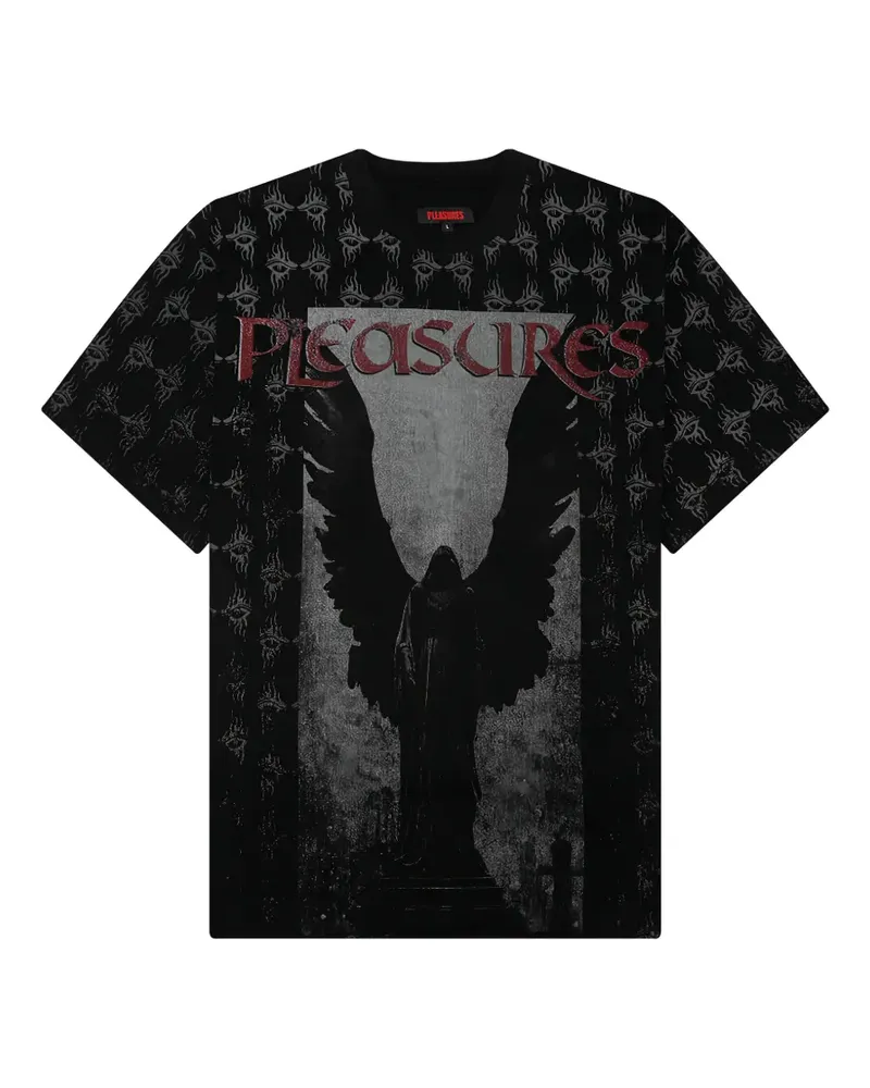 PLEASURES Judgement print T-shirt - Schwarz Schwarz