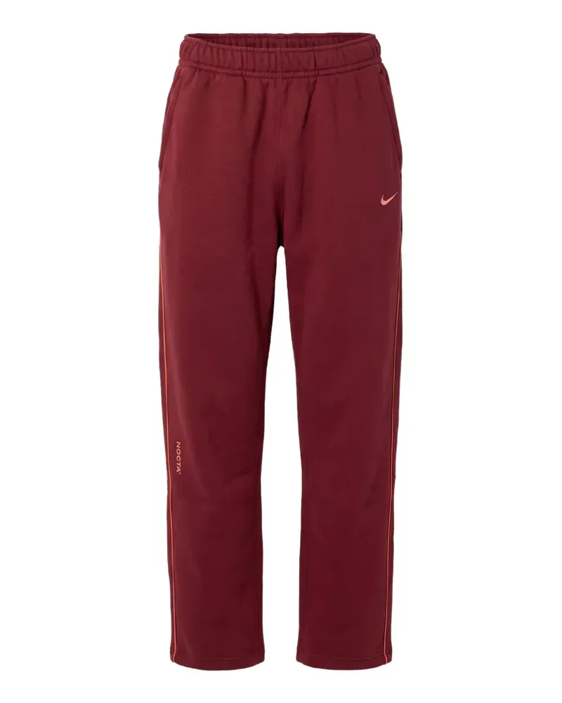 Nike Nocta logo-print track pants - Rot Rot
