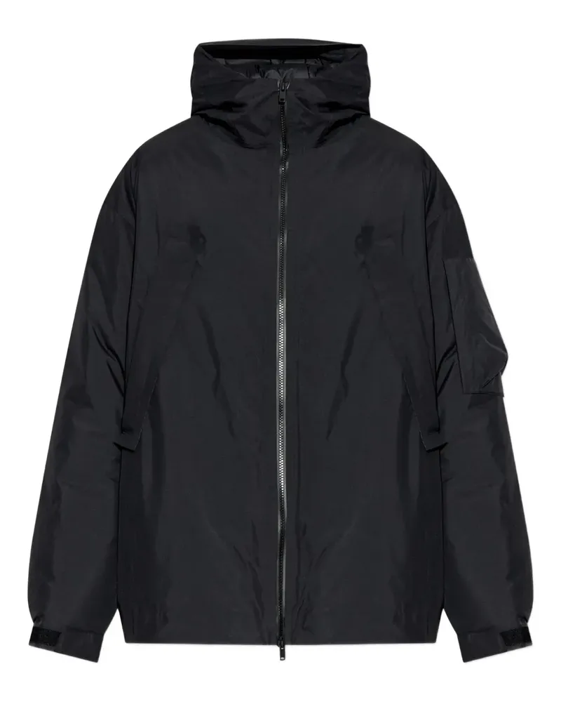 Y-3 Gefütterte Kapuzenjacke - Schwarz Schwarz
