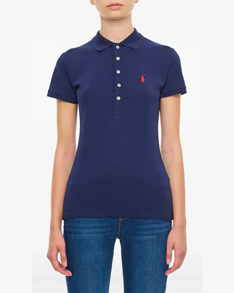 Ralph Lauren Poloshirt mit Logo-Stickerei - Blau Blau