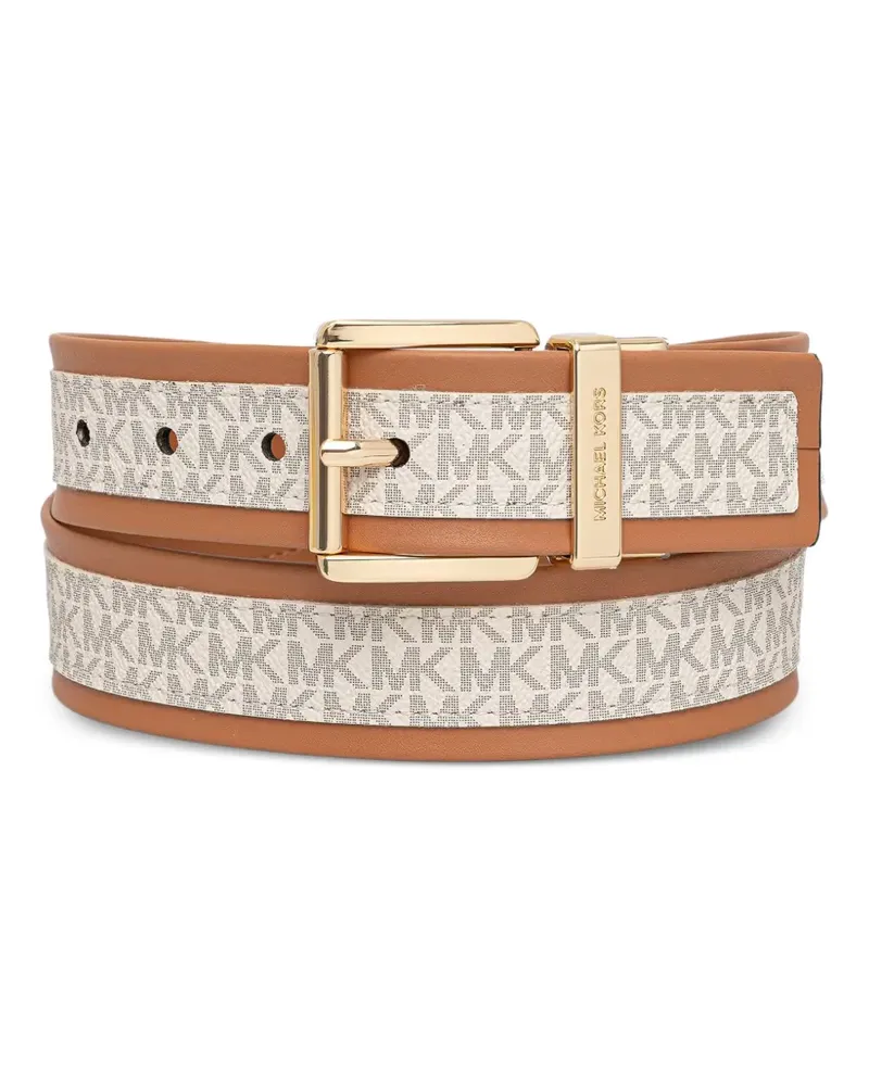 Michael Kors Wendbarer Gürtel mit Logo - Nude Nude