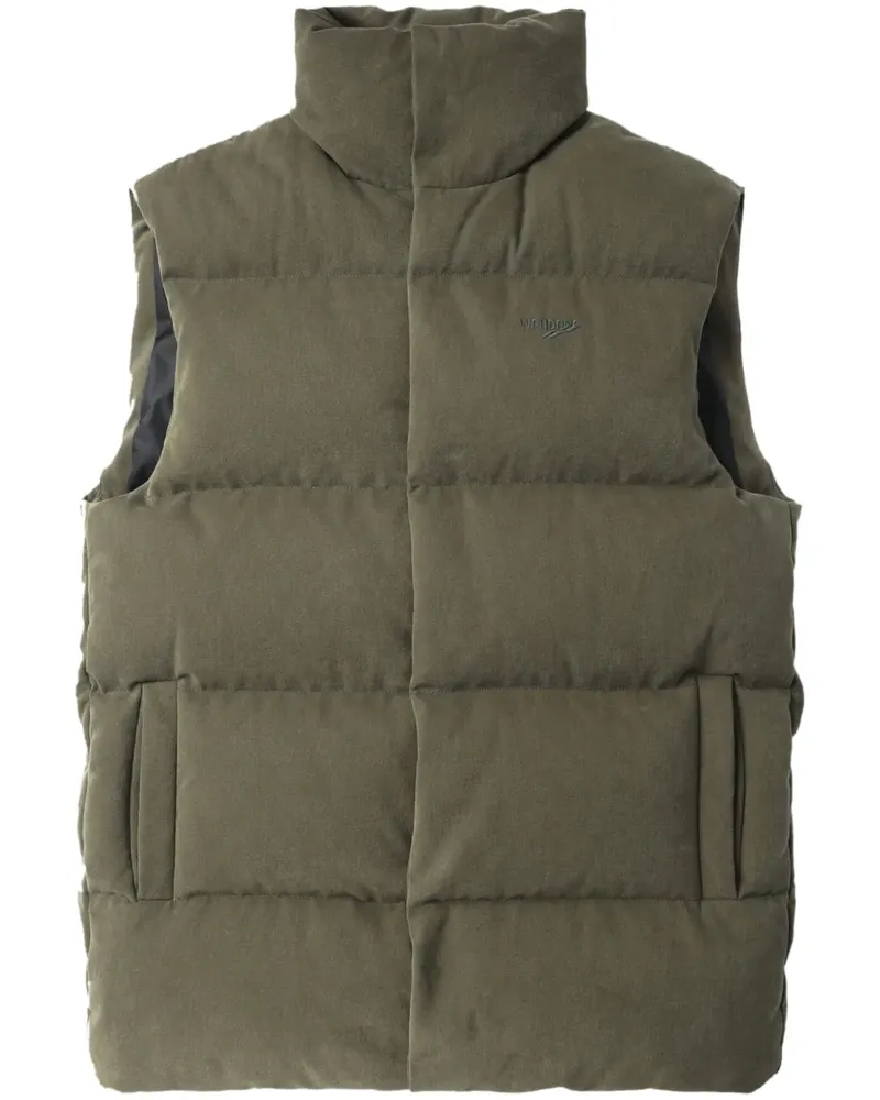 WE 11 DONE Gefütterte Weste mit Stehkragen - Grün Grün