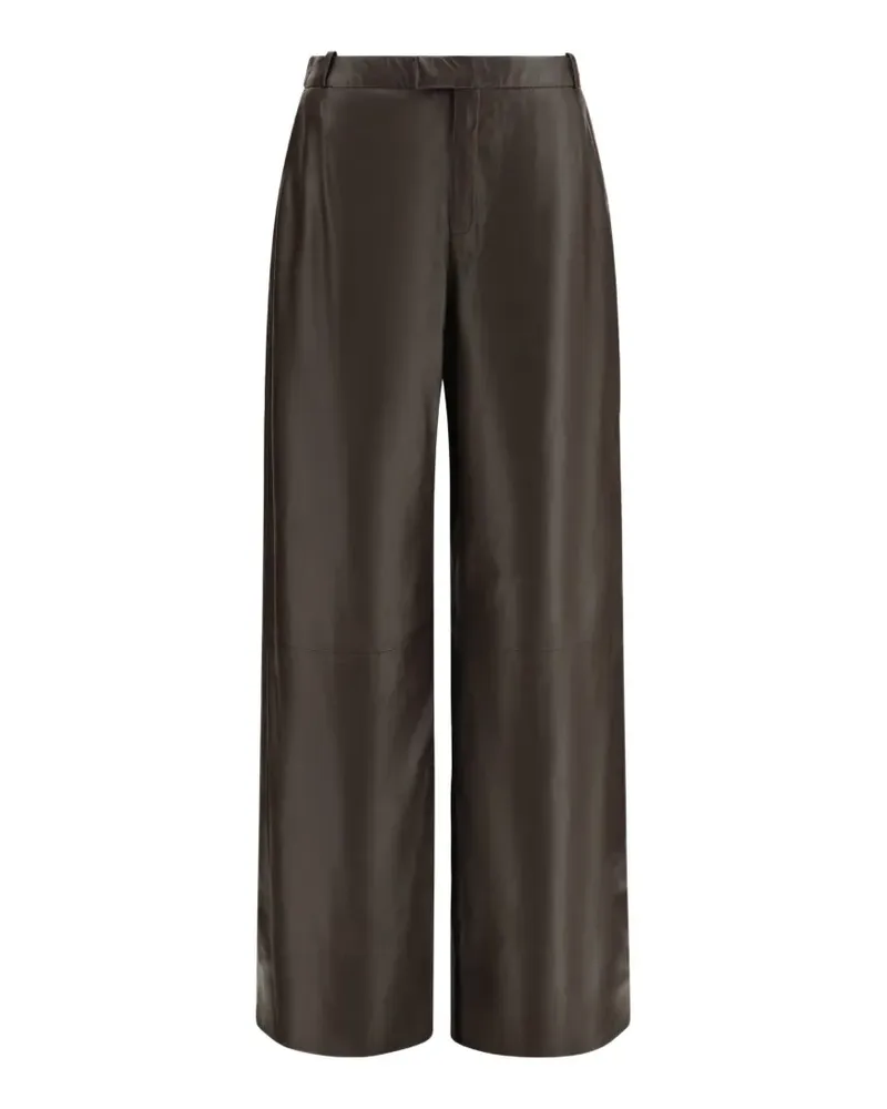 Arma Bea lambskin trousers - Braun Braun
