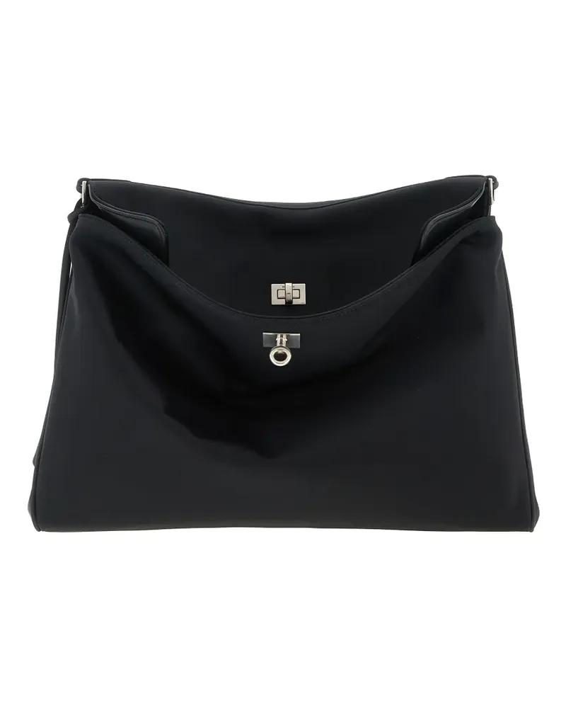 Balenciaga medium Rodeo ring-tag shoulder bag - Schwarz Schwarz