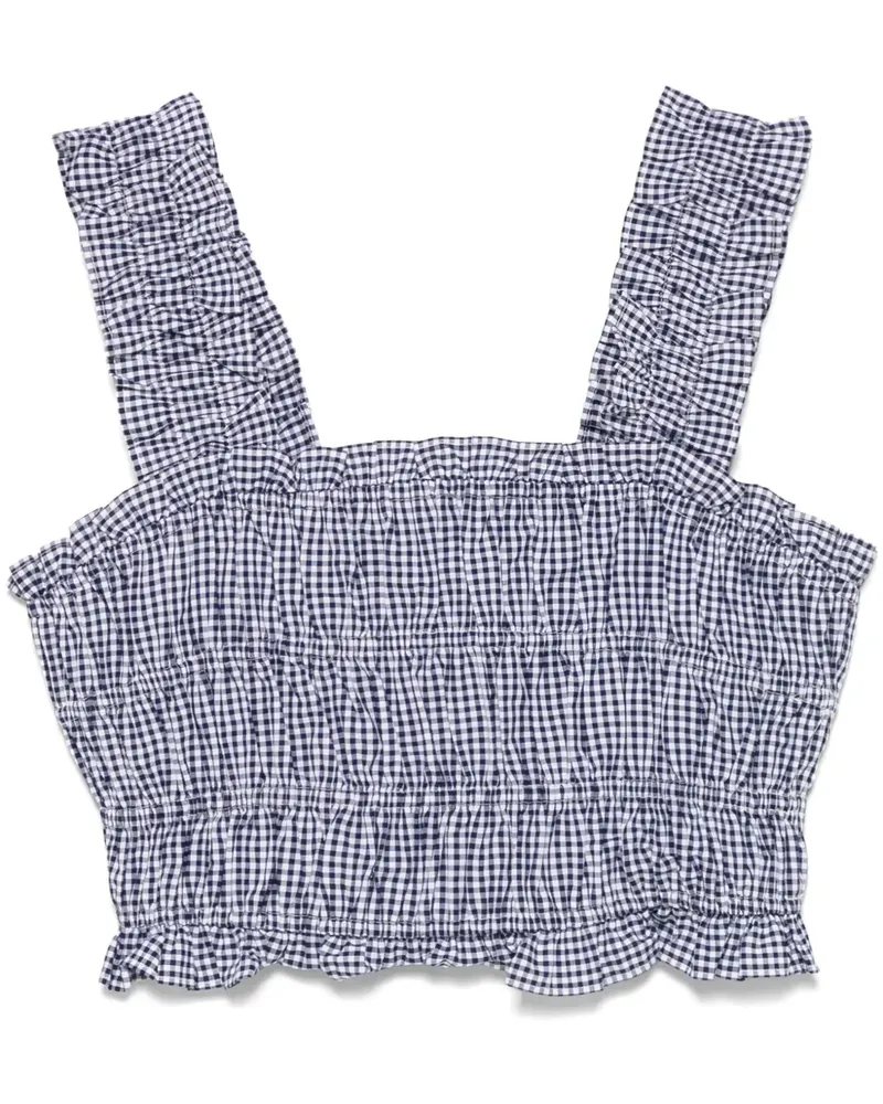 Maje Top mit Vichy-Karo - Blau Blau