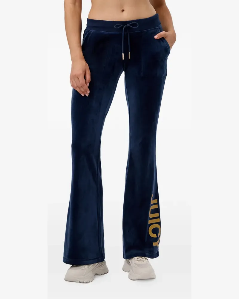 Juicy Couture Heritage Jogginghose aus Velours - Blau Blau