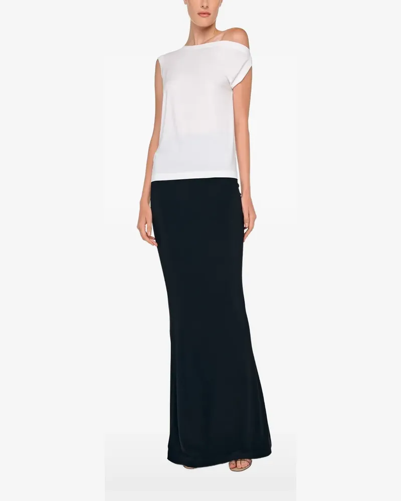 Norma Kamali drop shoulder top - Weiß Weiß