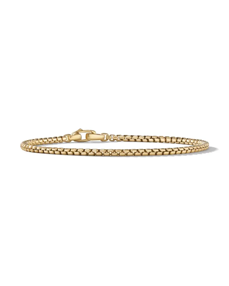 David Yurman 18kt Gelbgold-Venezianerarmband 2,7mm Gold