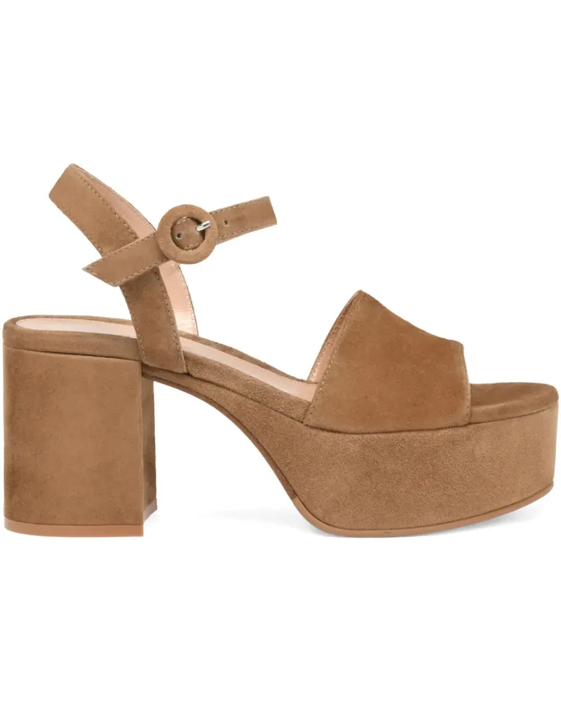 Gianvito Rossi Carol Sandalen 35mm - Nude Nude