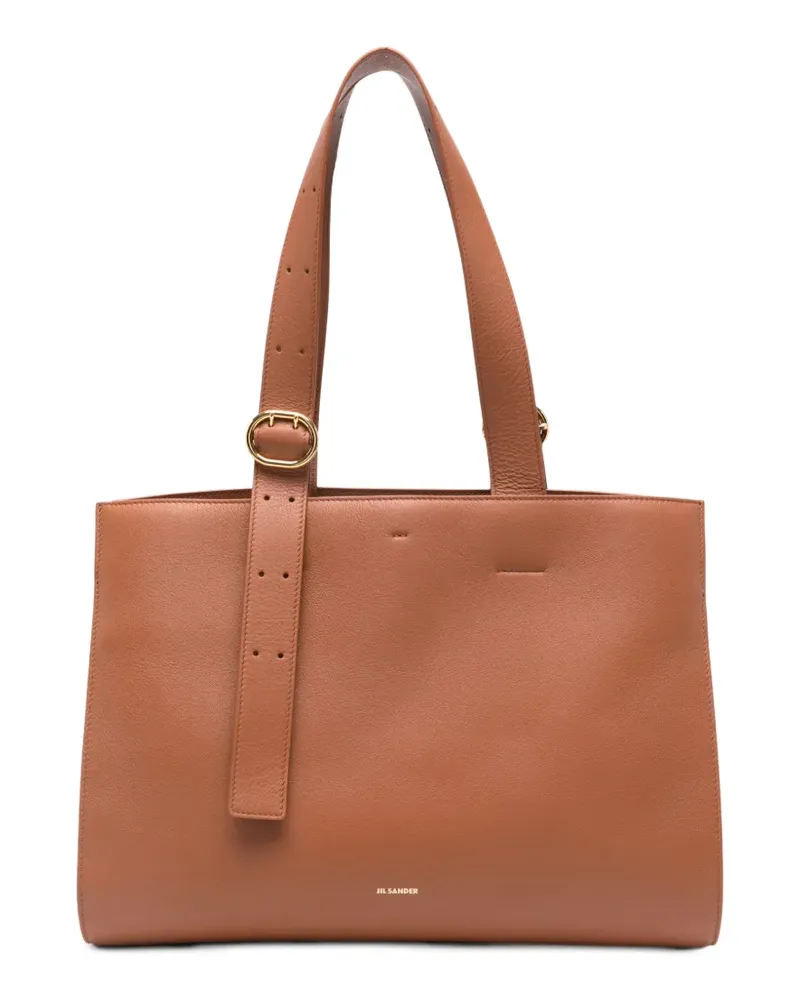 Jil Sander buckle-strap tote bag - Braun Braun