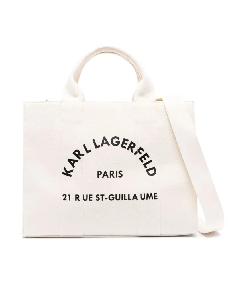 Karl Lagerfeld Rechteckige Rue St-Guillaume Handtasche - Nude Nude