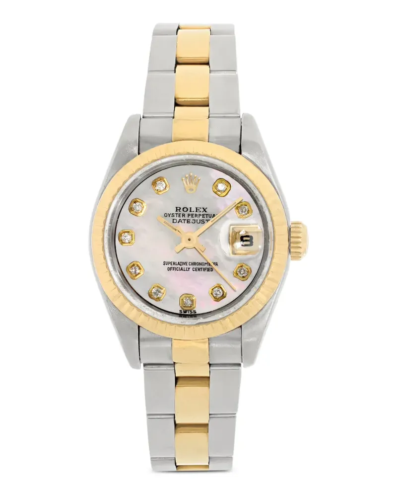 Rolex Datejust Armbanduhr 26mm - Weiß Weiß