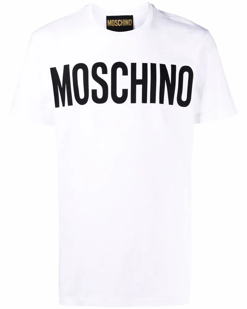Moschino T-Shirt aus Bio-Baumwolle - Weiß Weiß