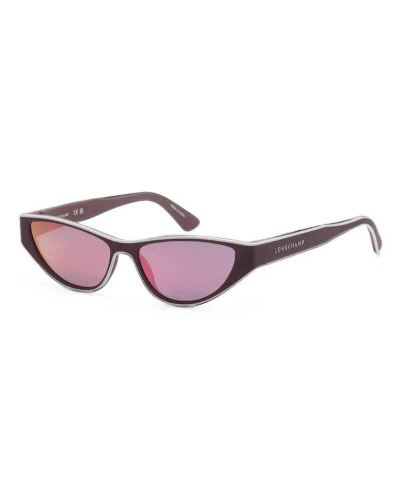 Longchamp Matte Cat-Eye-Sonnenbrille - Violett Violett