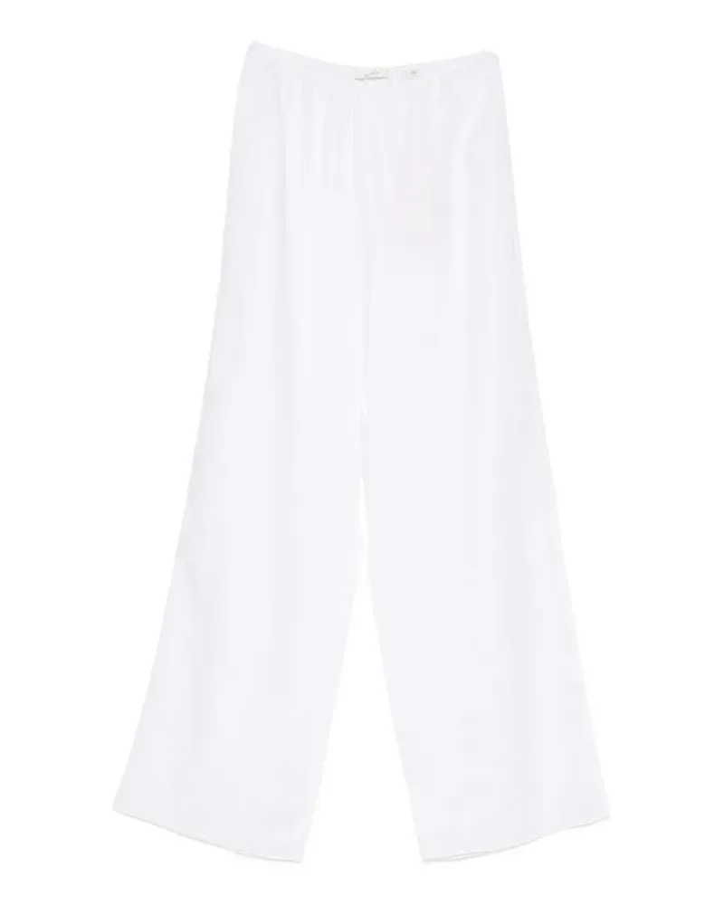 DÔEN Lavon linen trousers - Weiß Weiß