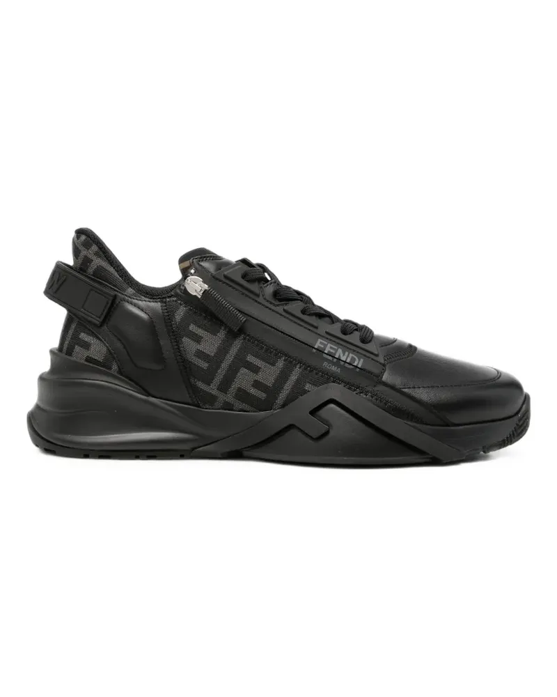 Fendi D2 Flow Sneakers mit Einsätzen - Schwarz Schwarz