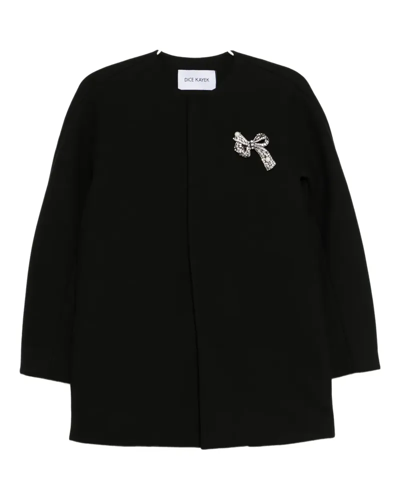 Dice Kayek crystal-embellished jacket - Schwarz Schwarz