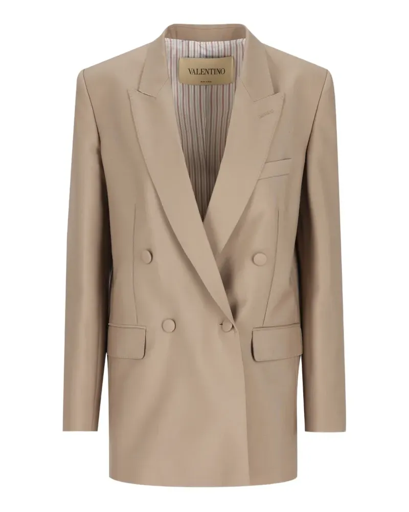 Valentino Garavani Doppelreihiger Blazer - Nude Nude