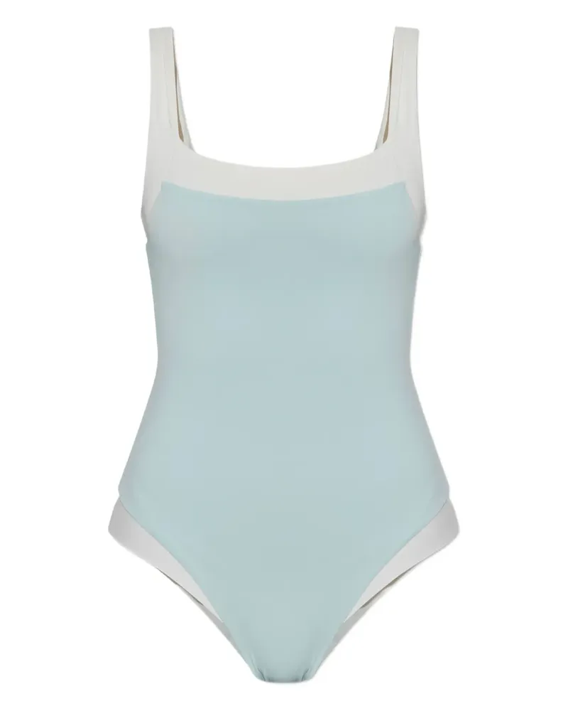 Marysia Badeanzug mit eckigem Ausschnitt - Blau Blau