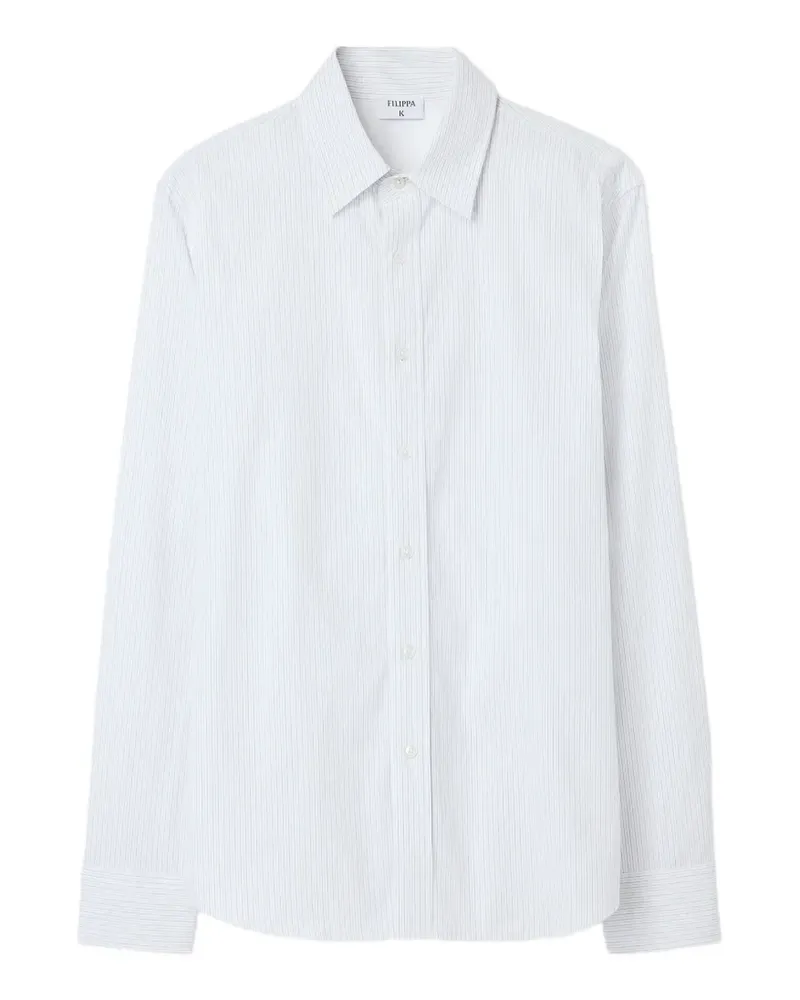 Filippa K striped cotton shirt - Blau Blau