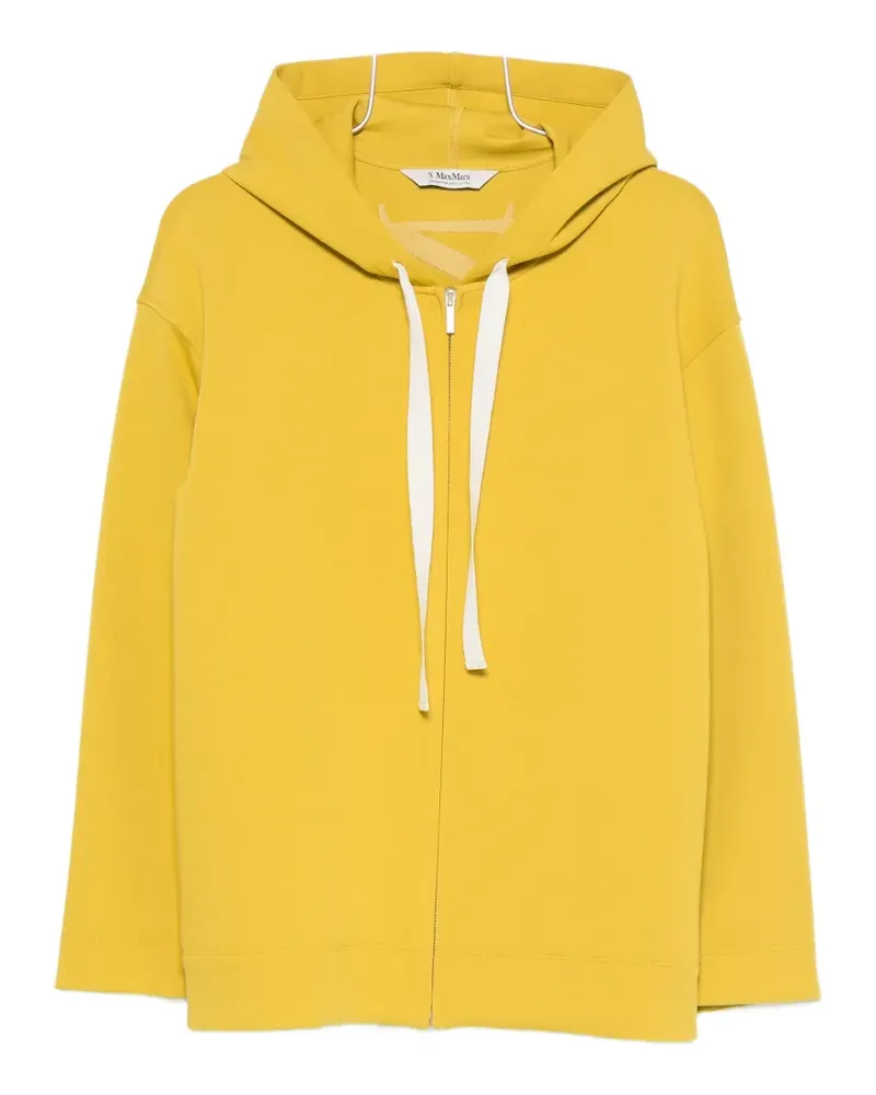 Max Mara zip-up sweatshirt - Gelb Gelb