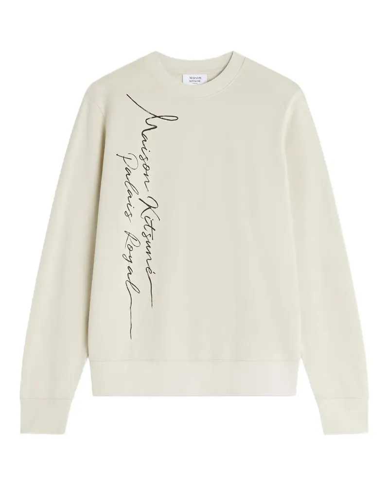 Kitsuné Poetic Script sweatshirt - Nude Nude