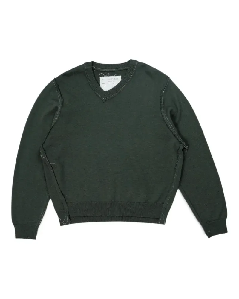 Camiel Fortgens Frankenstein Pullover mit V-Ausschnitt - Grün Grün