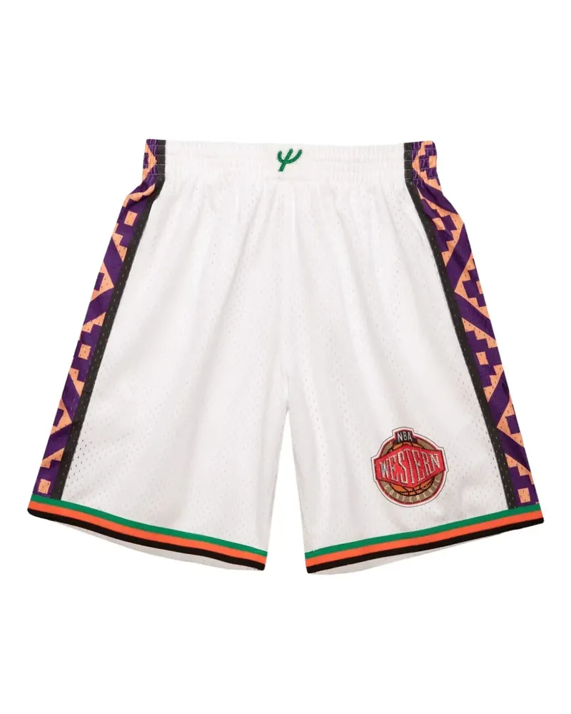 Mitchell & Ness NBA 1995 All-Star Game Swingman Shorts mit Strass - Weiß Weiß