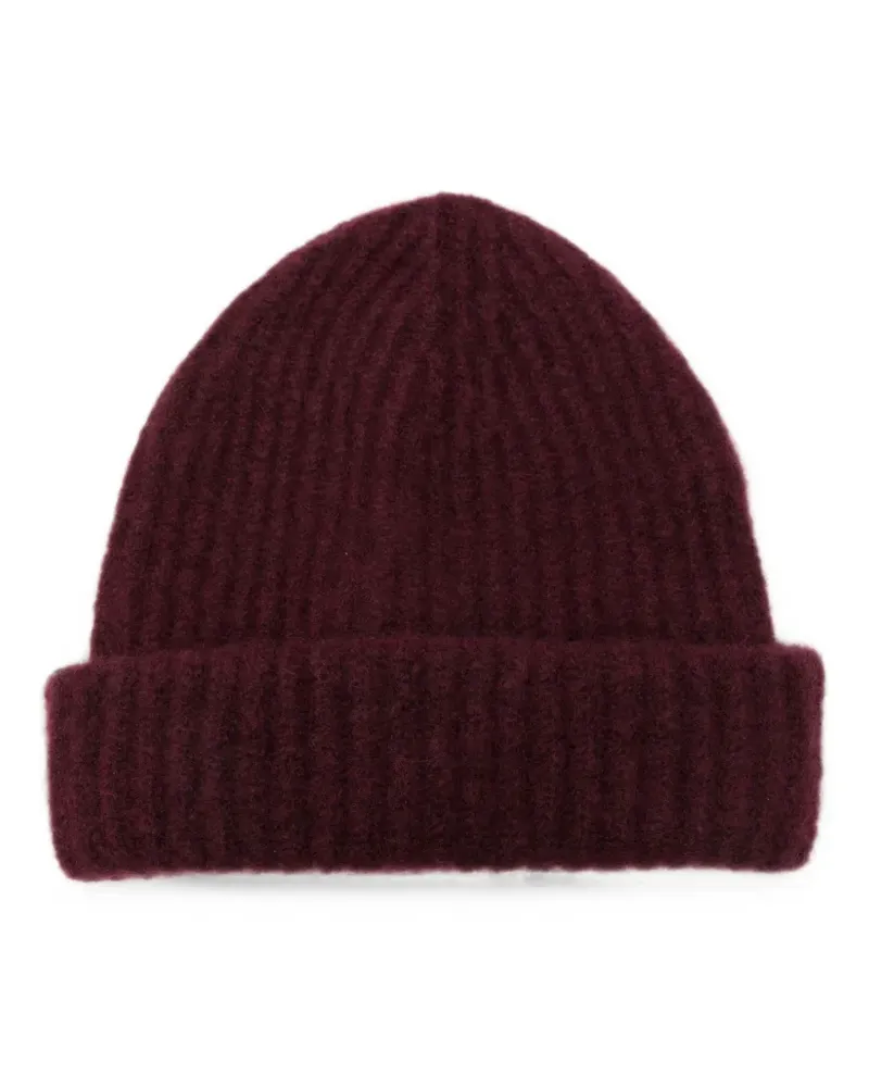 Roberto Collina ribbed-knit beanie hat - Rot Rot