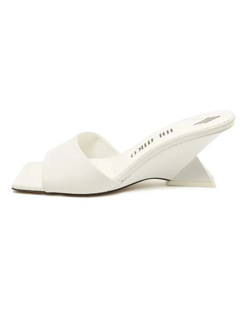 ATTICO Skulpturale Cheope Sandalen - Weiß Weiß