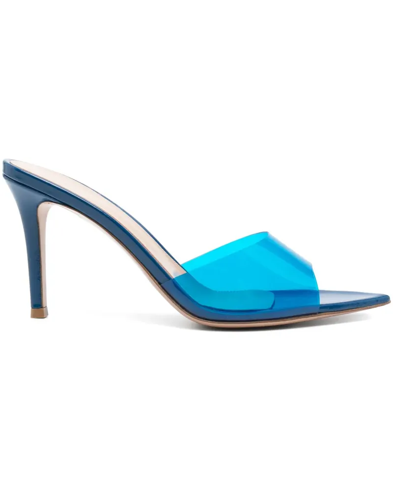 Gianvito Rossi Elle Mules 85mm - Blau Blau