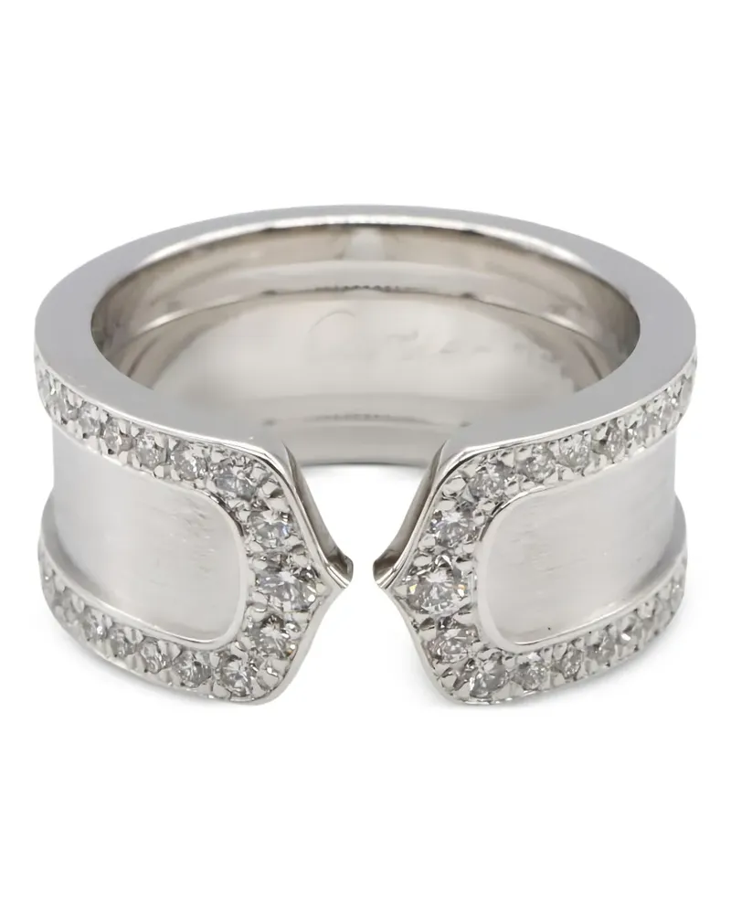 Cartier 18K white gold C2 diamond ring - Silber Silber